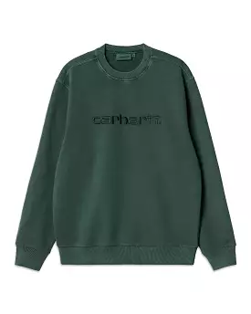 Carhartt Wip Duster Sweat Discovery Green Garment Dyed