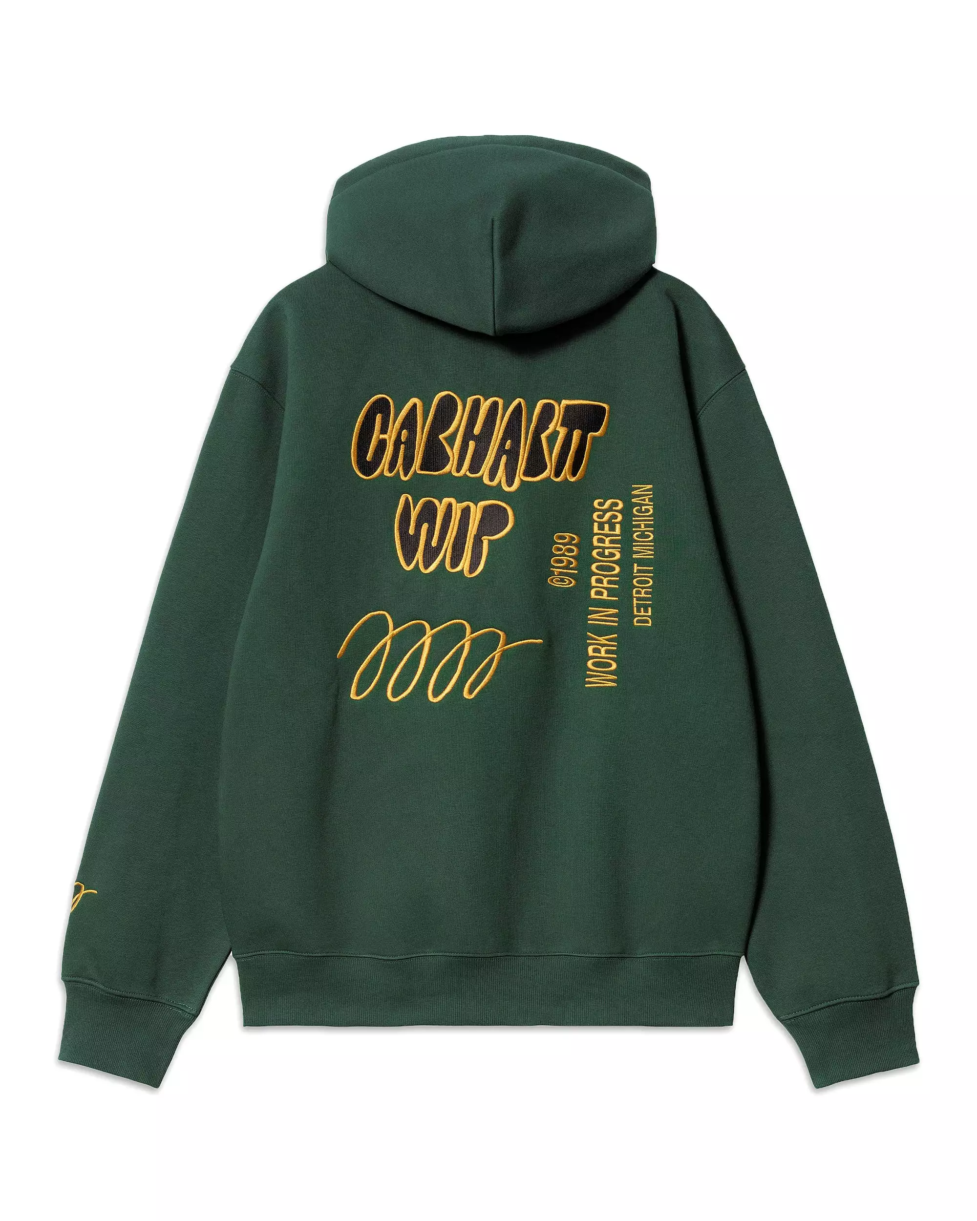 Carhartt Wip Hooded Signature Sweat Discovery Green