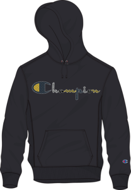 Champion Dot Stitch Script Reverse Weave PO Hood