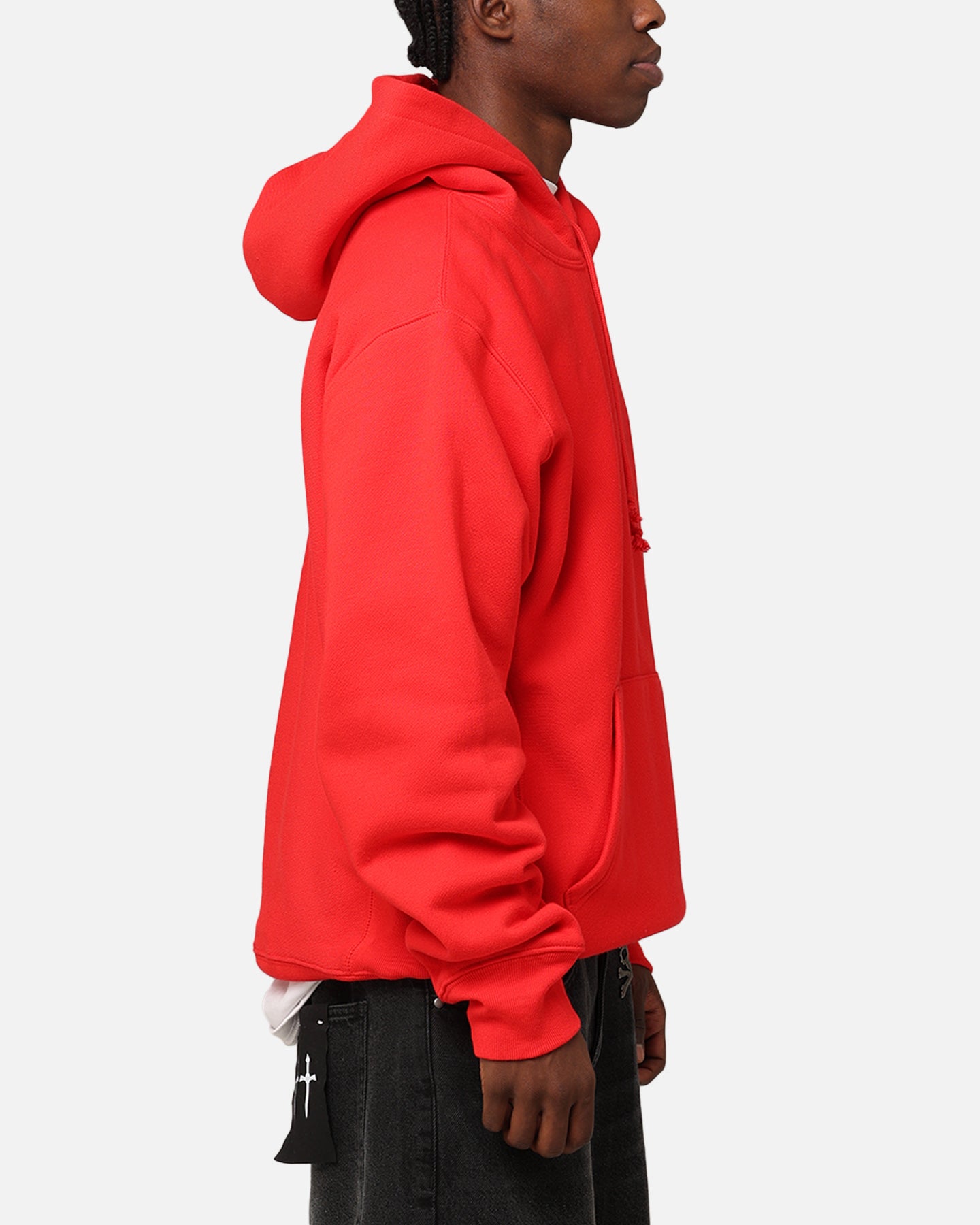 Champion Reverse Weave Small C Hoodie Team Red Scarlet