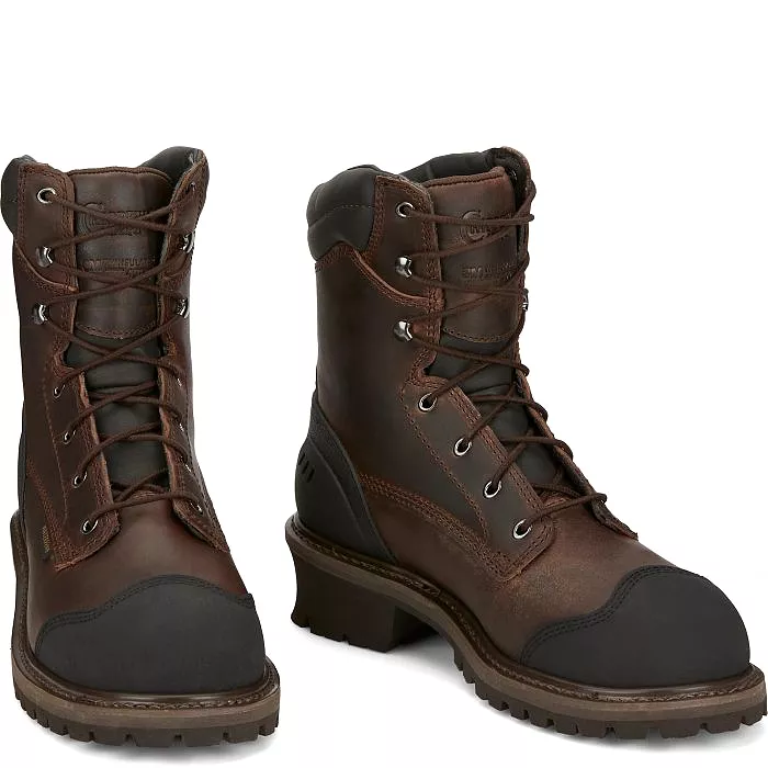 Chippewa Men's Aldarion 8 Comp Toe WP 400G Ins Logger Work Boot - 55053