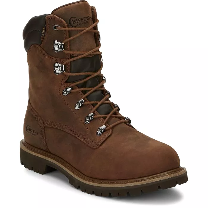 Chippewa Men's Birkhead 8 Soft Toe WP 400G Ins Lace-Up Work Boot - 55068