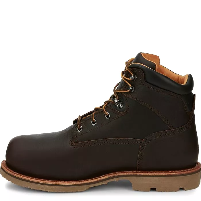 Chippewa Men's Bolville 6 Comp Toe WP Metguard Work Boot- Brown- 73201