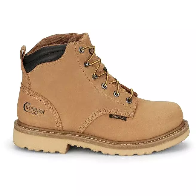 Chippewa Men's Northbound 6 WP 400G Insulated Work Boot -Wheat- NC2501