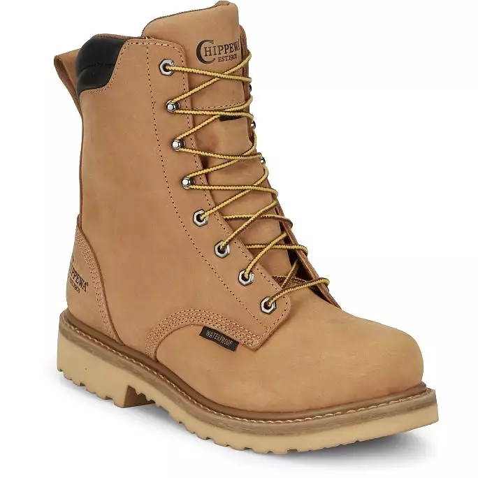 Chippewa Men's Northbound 8 WP 400G Insulated Work Boot -Wheat- NC2503