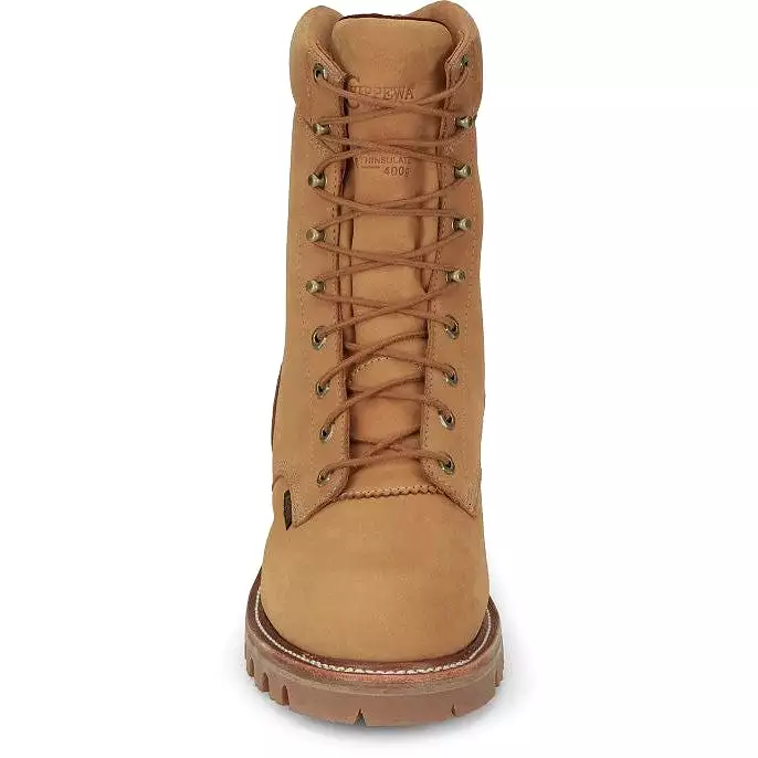 Chippewa Men's Super Dna 9 WP Steel Toe Work Boot -Wheat- 59417