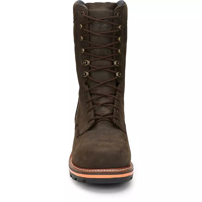 Chippewa Men's Thunderstruck 10 Nano Comp Toe Work Boot Brown- TH1031