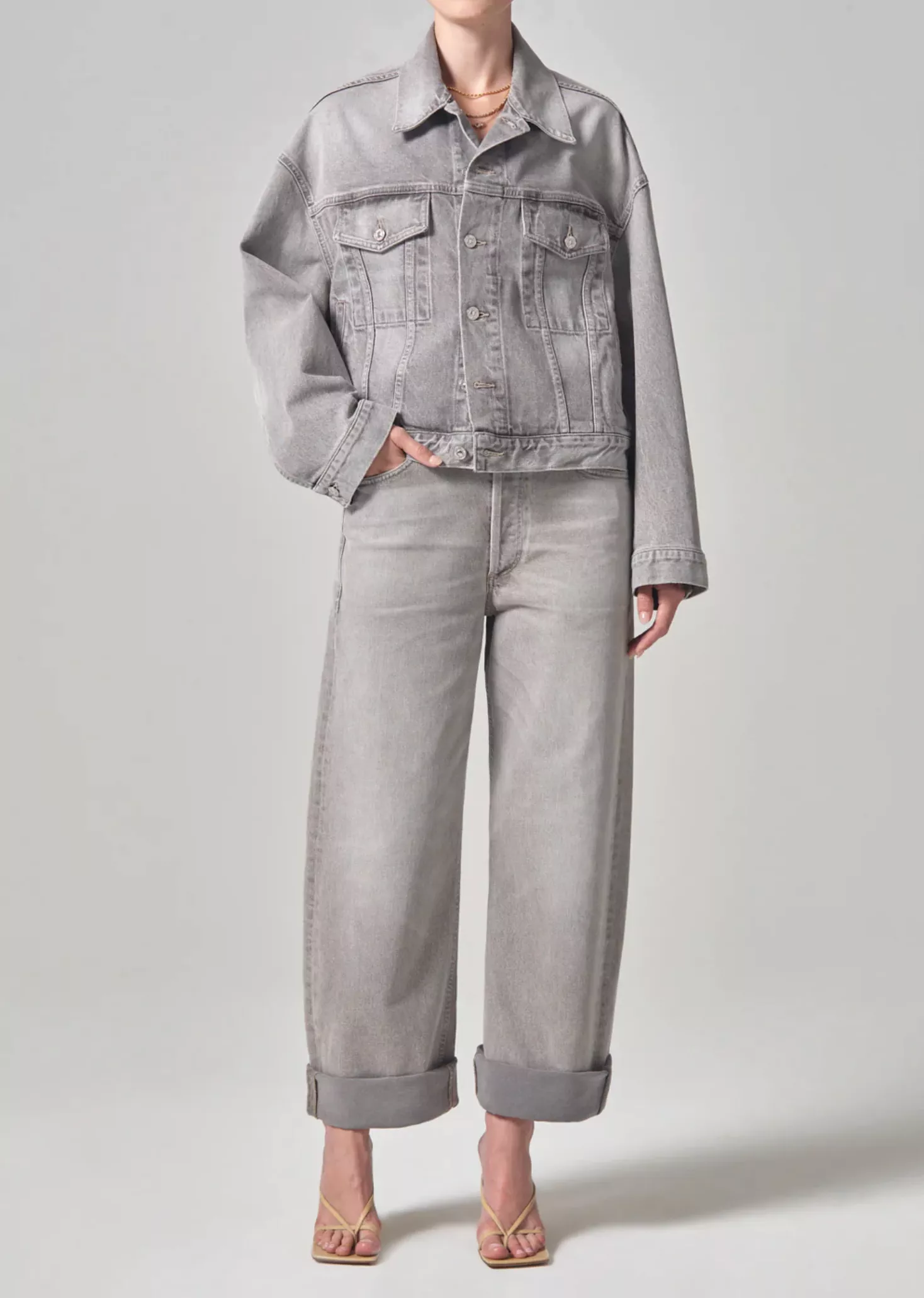 Citizens of Humanity Ayla Baggy Jean in Quartz