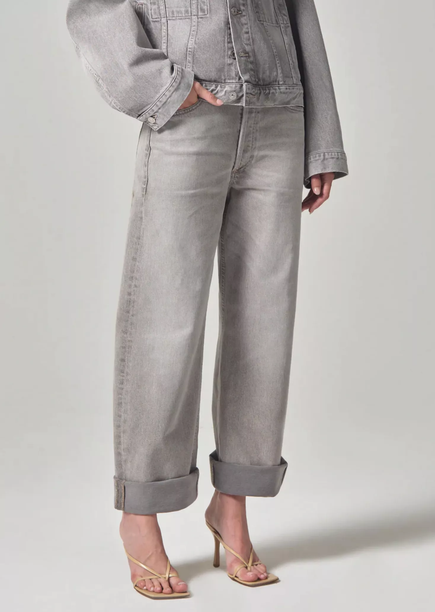 Citizens of Humanity Ayla Baggy Jean in Quartz