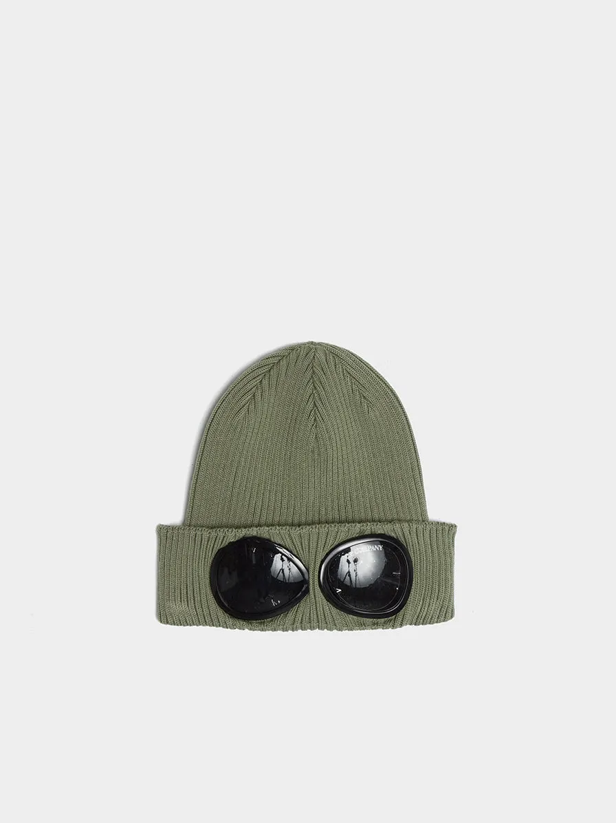 Cotton Goggle Beanie, Bronze