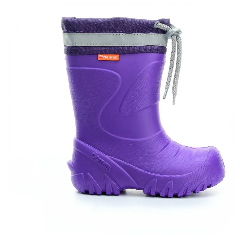 Demar Mammut purple wellies with wool lining