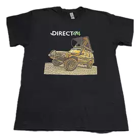 Direct4x4 Black Discovery Crew Neck T-Shirt