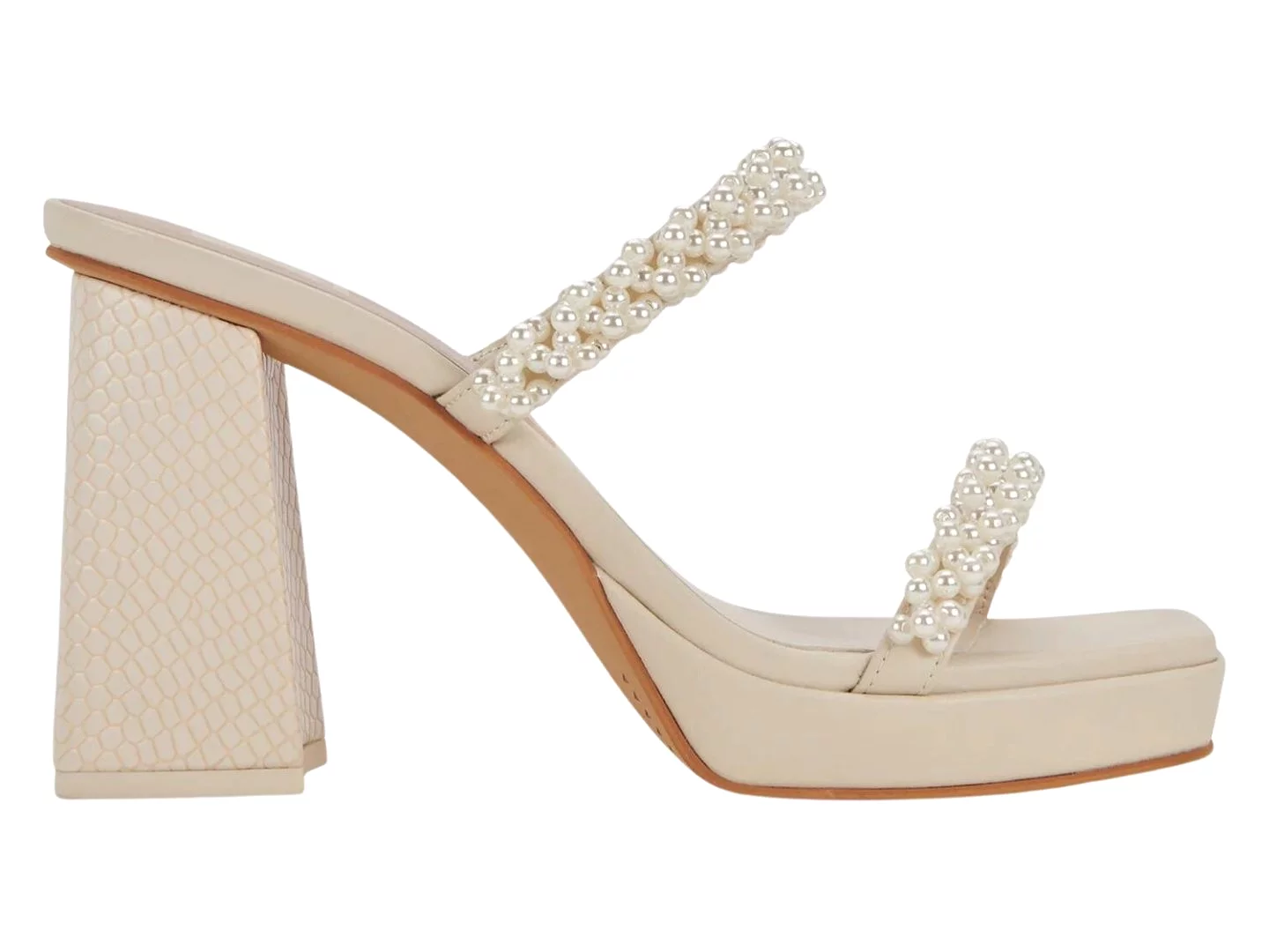 Dolce Vita:  Ariele Heels Vanilla Pearls