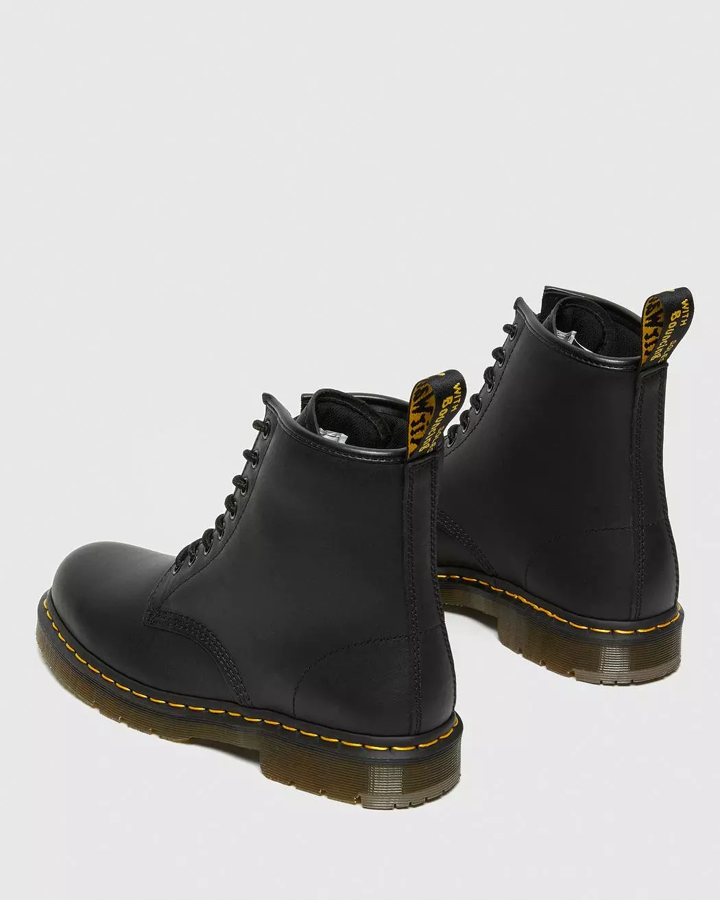 Dr Martens UNISEX 1460 SLIP RESISTANT LEATHER LACE UP BOOTS (Black Industrial Full Grain)