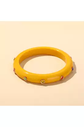 FAMILY JEWELS BANGLE MUSTARD