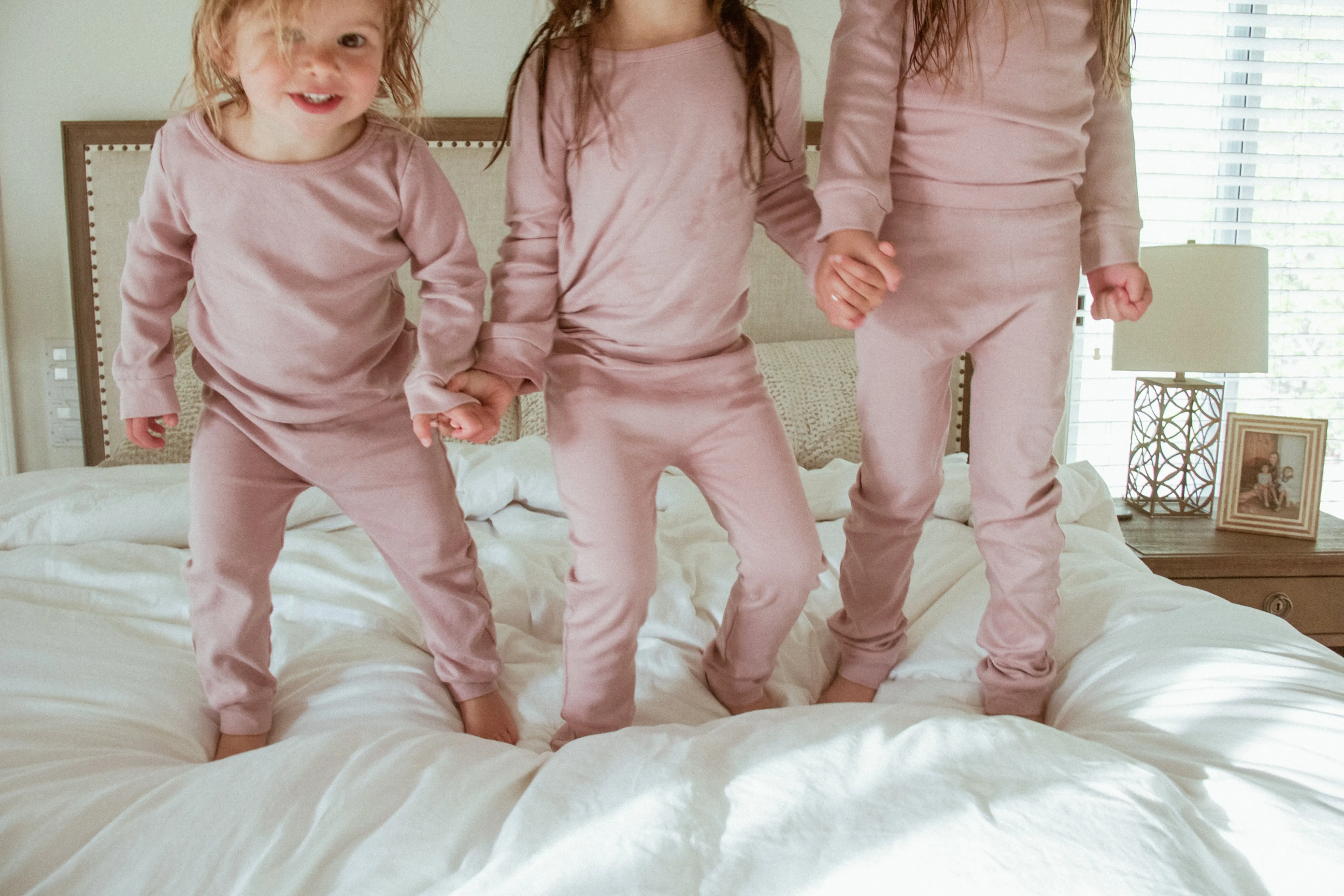 FINAL SALE - Organic Pajama Set -  MAUVE