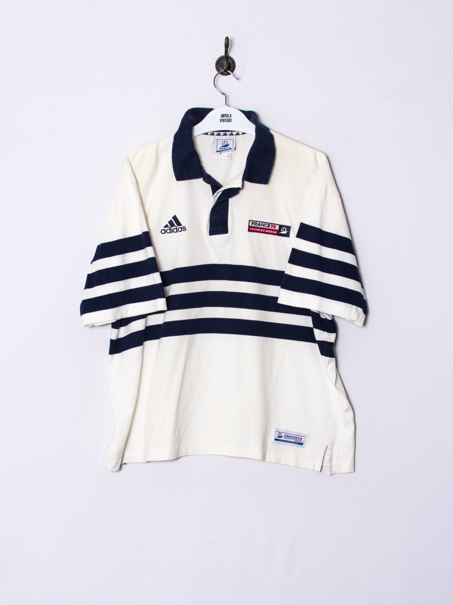 France 98 Coupe du Monde Adidas Official Football Poloshirt