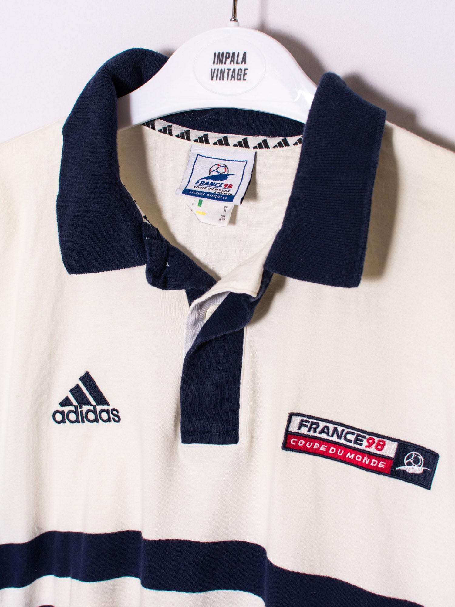 France 98 Coupe du Monde Adidas Official Football Poloshirt