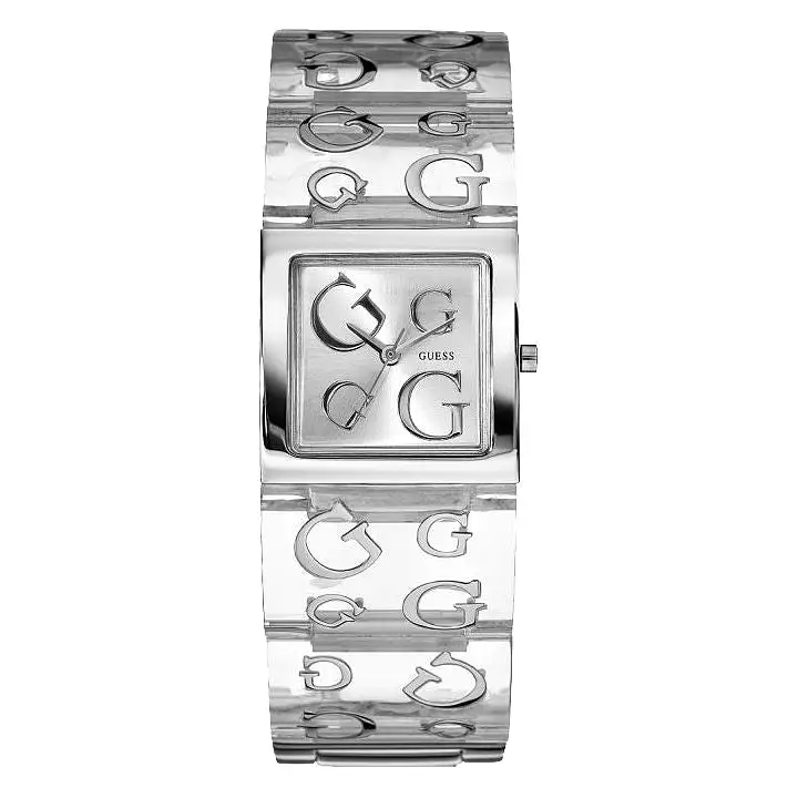 Guess Women's Quartz Analog Stainless Steel Bracelet Plastic Watch W10102L3