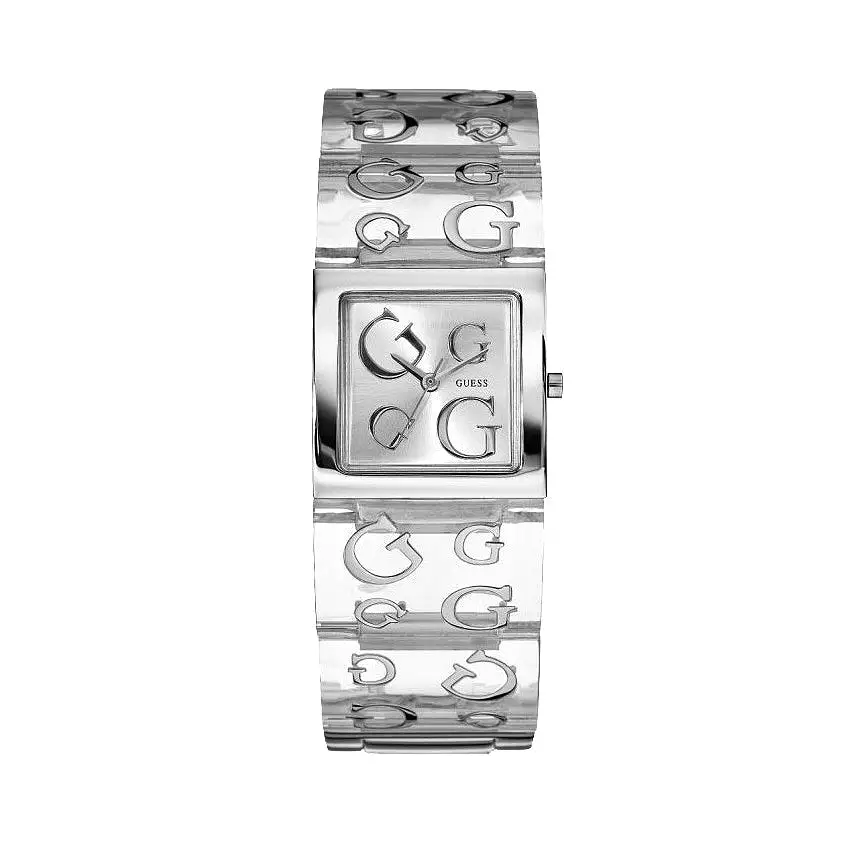 Guess Women's Quartz Analog Stainless Steel Bracelet Plastic Watch W10102L3