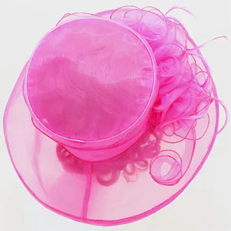 iLLASPARKZ Meshed Bow Polyester Dressy Hat