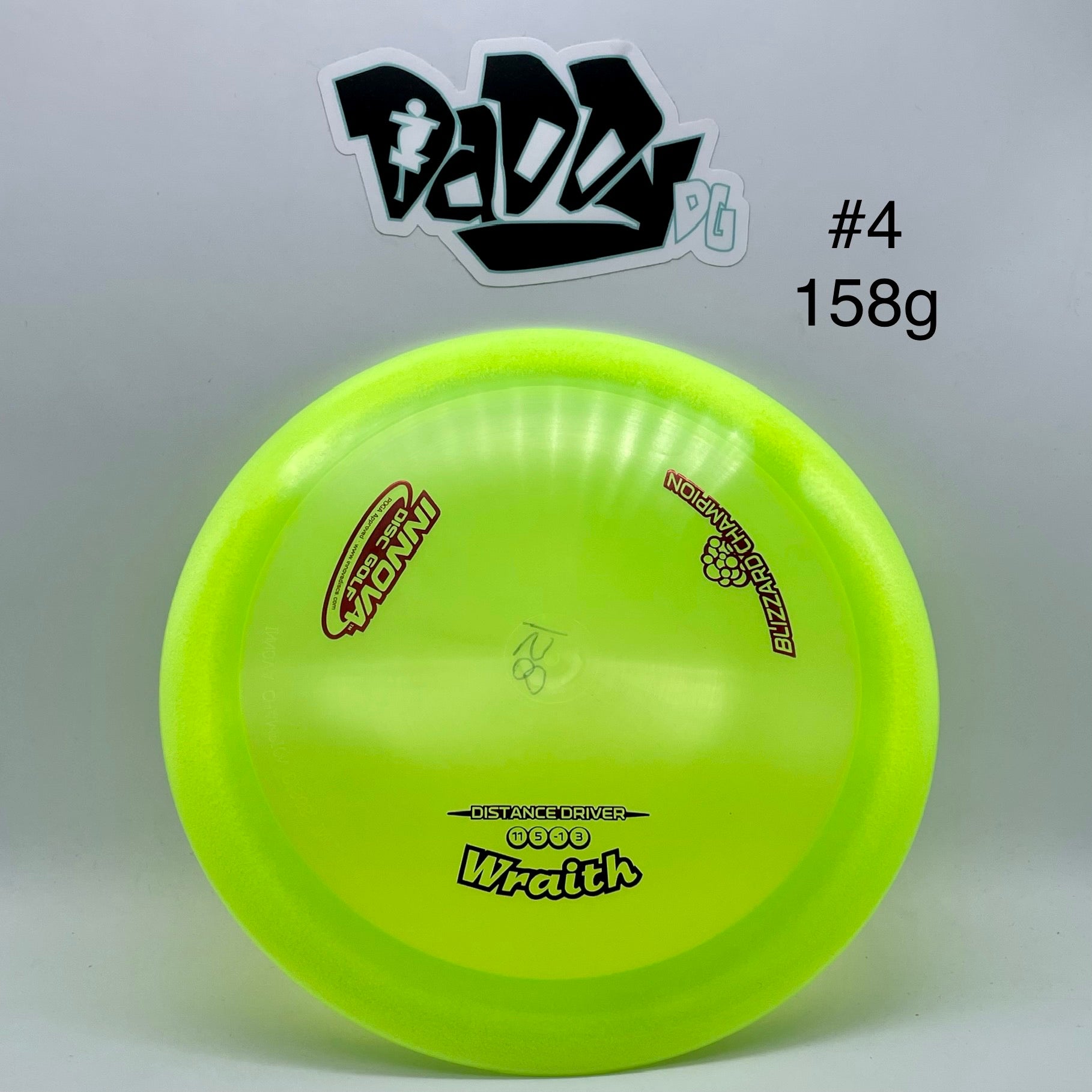 Innova Blizzard Champion Wraith Distance Driver