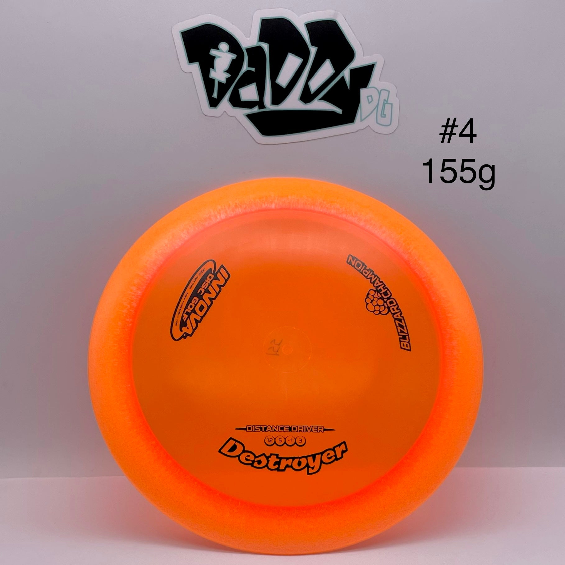 Innova Destroyer Blizzard Champion Distance Driver