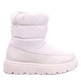 Javier Beige nylon snow boots