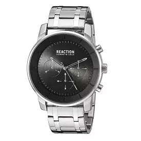 Kenneth Cole REACTION Men's Analog-Quartz Watch with Stainless-Steel Strap, Silver, 22 (Model: RK50082010)