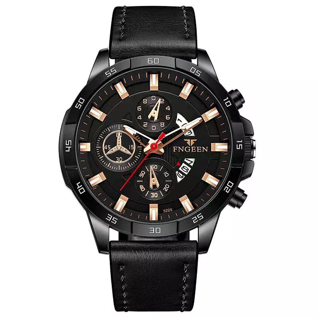 Luxury Chronograph Full Steel Waterproof Quartz Watch