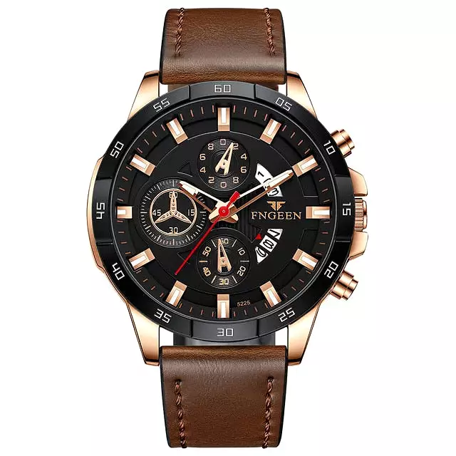 Luxury Chronograph Full Steel Waterproof Quartz Watch