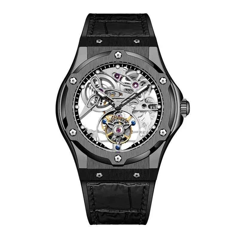 Luxury Fashion Waterproof Tourbillon Mechanical Flying Watch for Men