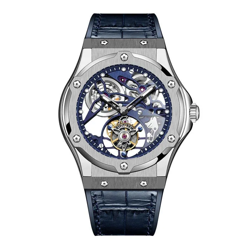 Luxury Fashion Waterproof Tourbillon Mechanical Flying Watch for Men