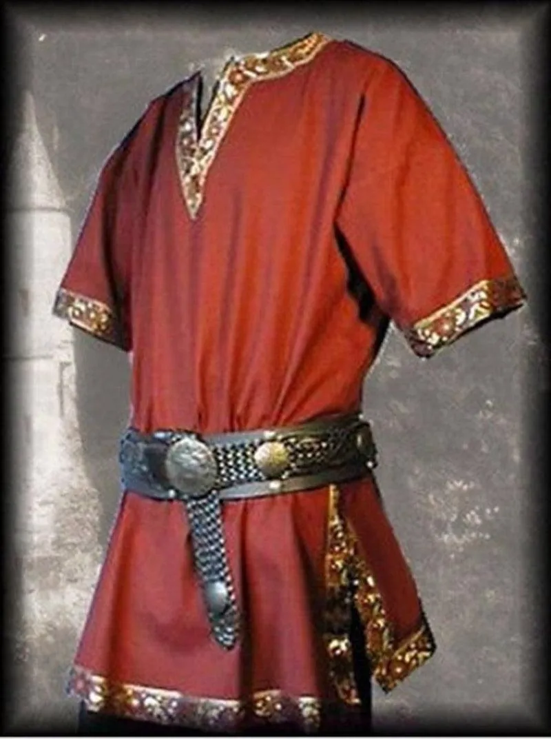 Medieval Renaissance Costumes Nobleman Tunic Viking