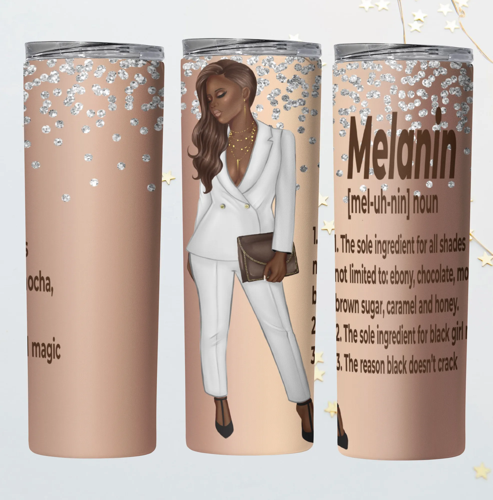 Melanin Girl 20oz Tumbler