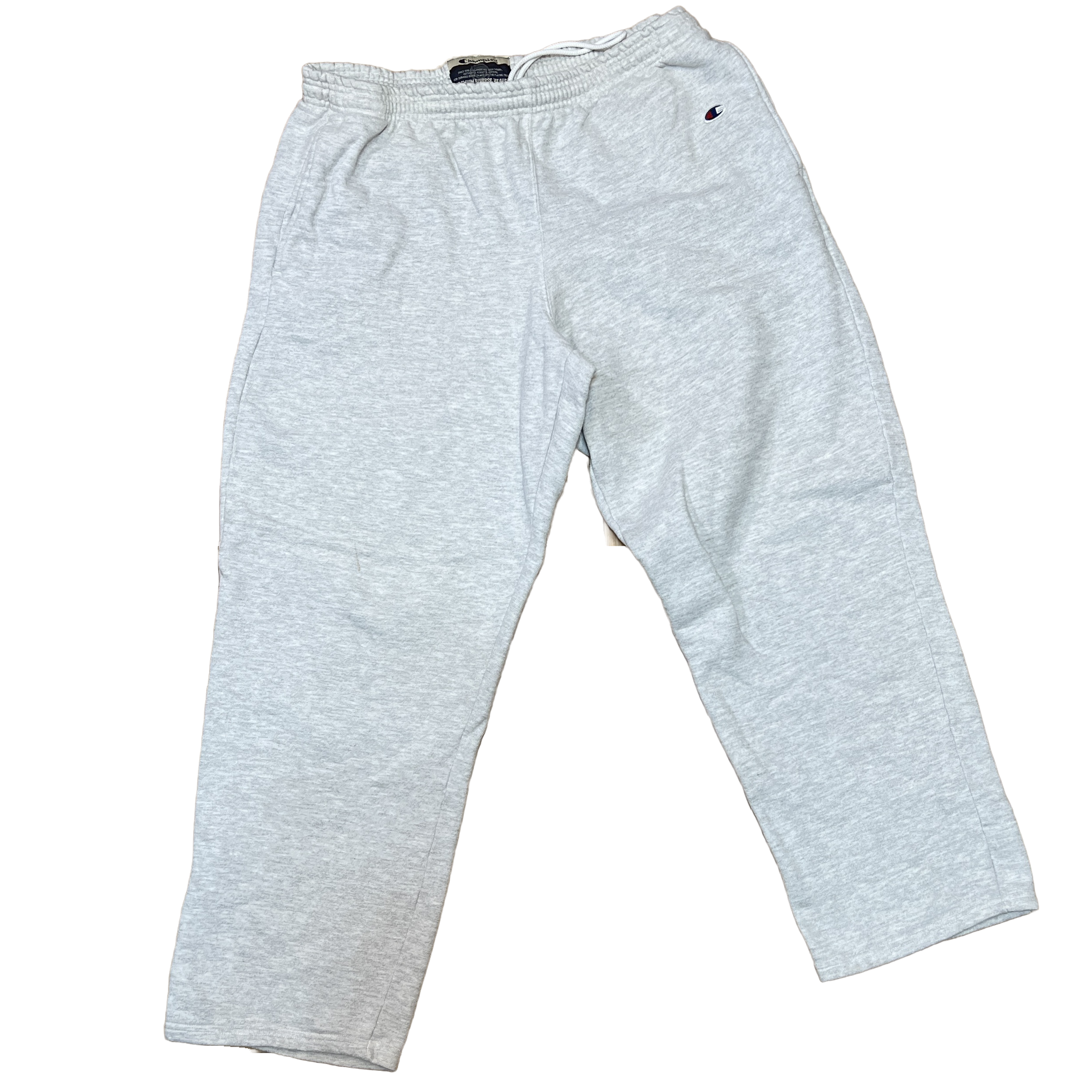 Men’s Champion Premium Reverse Weave Sweatpants Large - Grey - Side Pockets