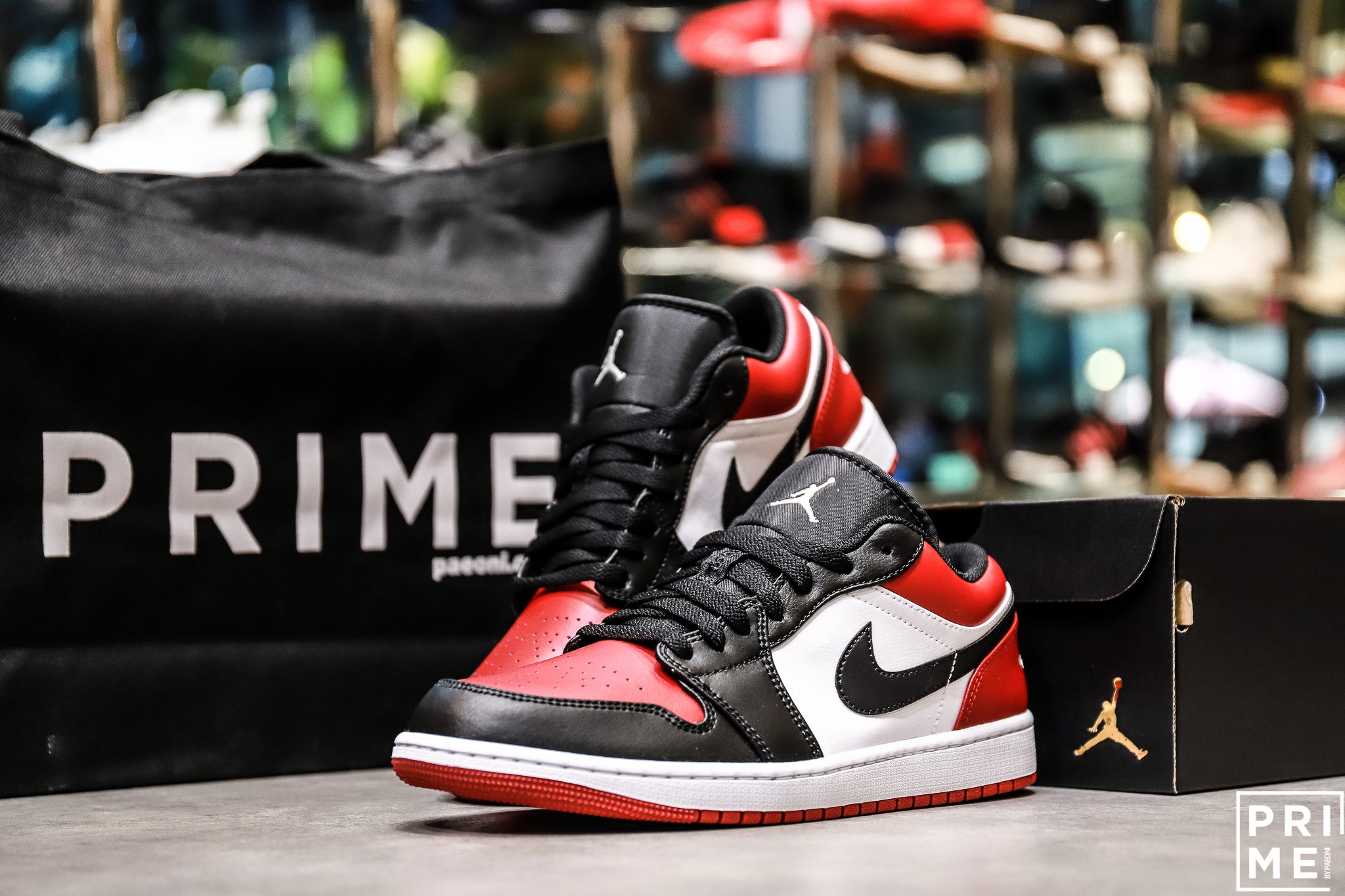 Nike Air Jordan 1 Low Bred Toe (553558 612)