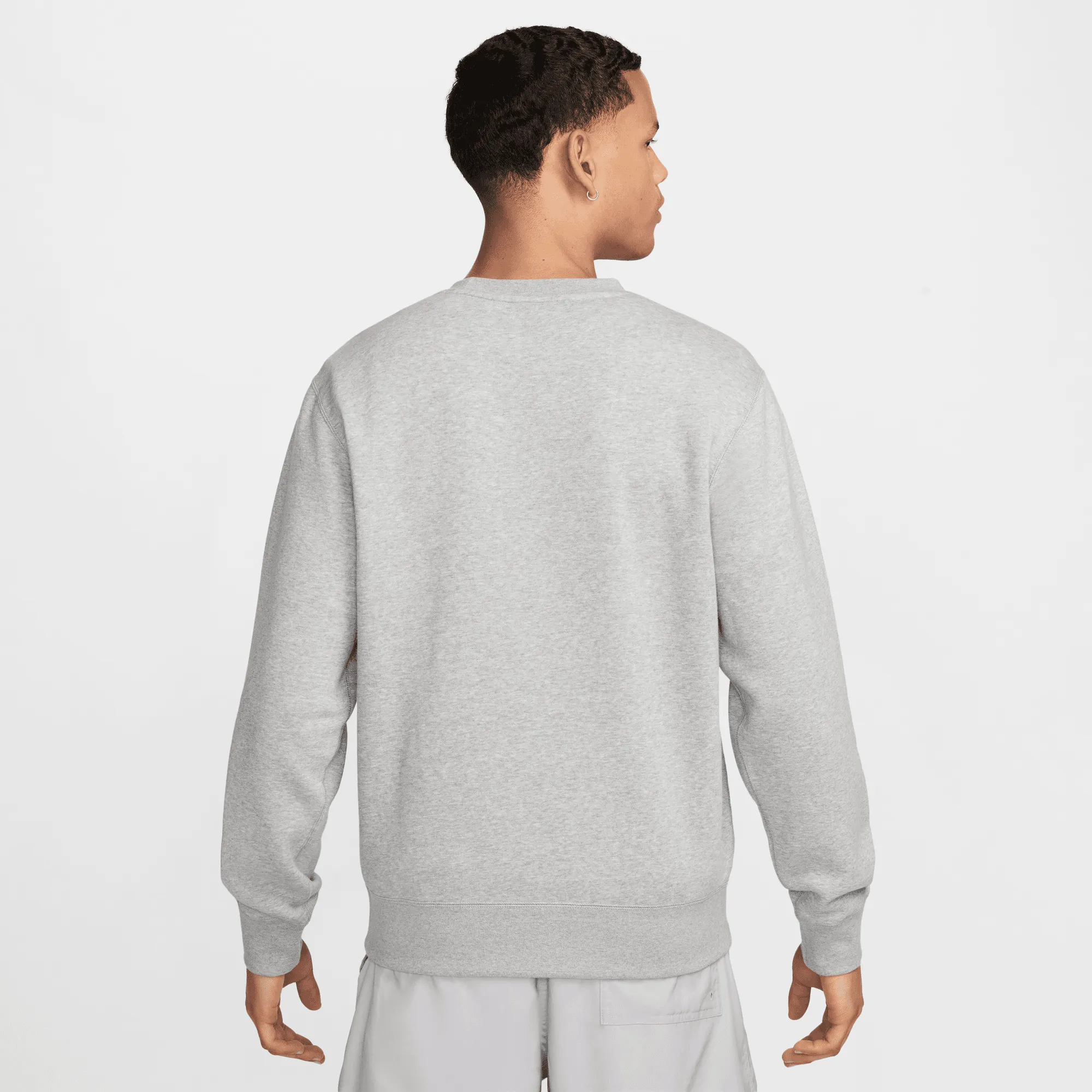 Nike Grey Club Fleece Sweatshirt