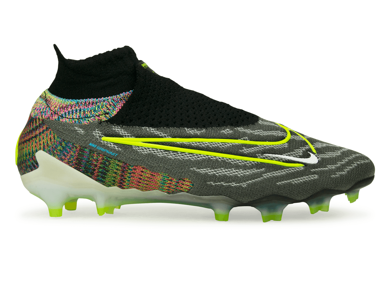 Nike Men's Phantom GX Elite DF Fusion FG Black/Volt/Silver