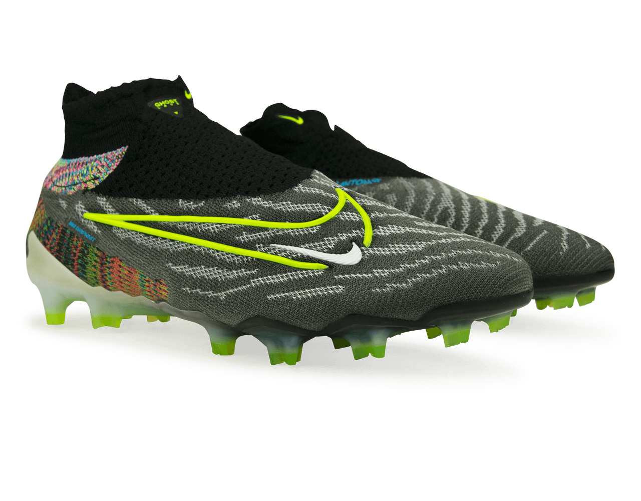 Nike Men's Phantom GX Elite DF Fusion FG Black/Volt/Silver