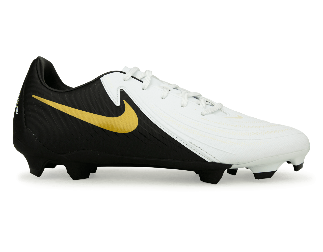 Nike Men's Phantom GX II Academy FG/MG White/Black/Gold