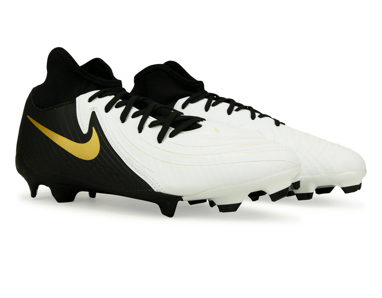 Nike Men's Phantom Luna II Academy FG/MG White/Black/Gold