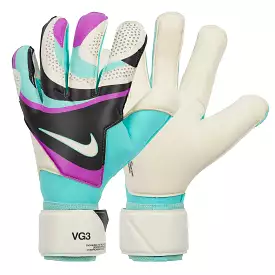 Nike Men's Vapor Grip 3 Goalkeeper Gloves White/Purple