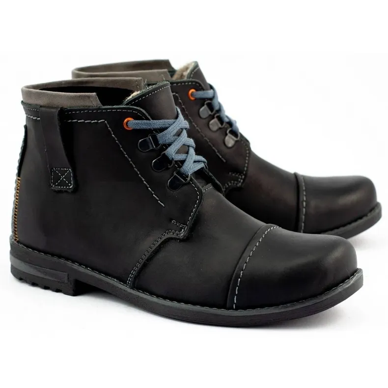 Olivier Men's winter boots snow boots 120 Black