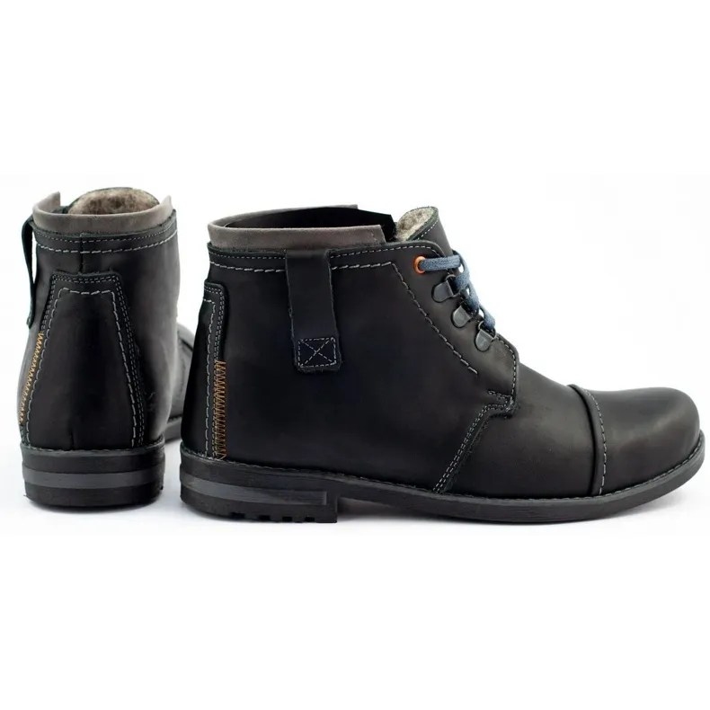 Olivier Men's winter boots snow boots 120 Black