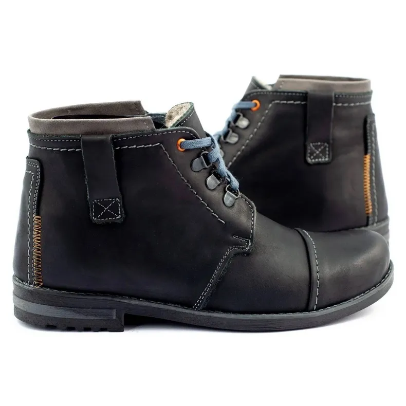 Olivier Men's winter boots snow boots 120 Black