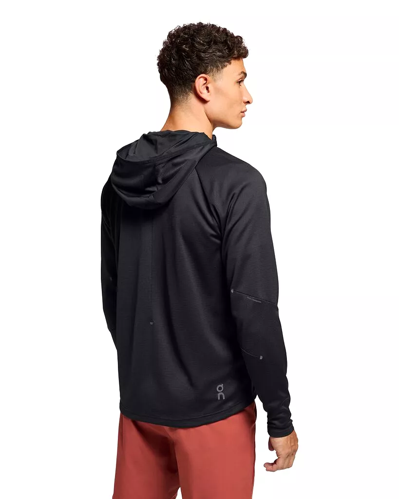 On Running Climate Zip Hoodie (Mens) - Black