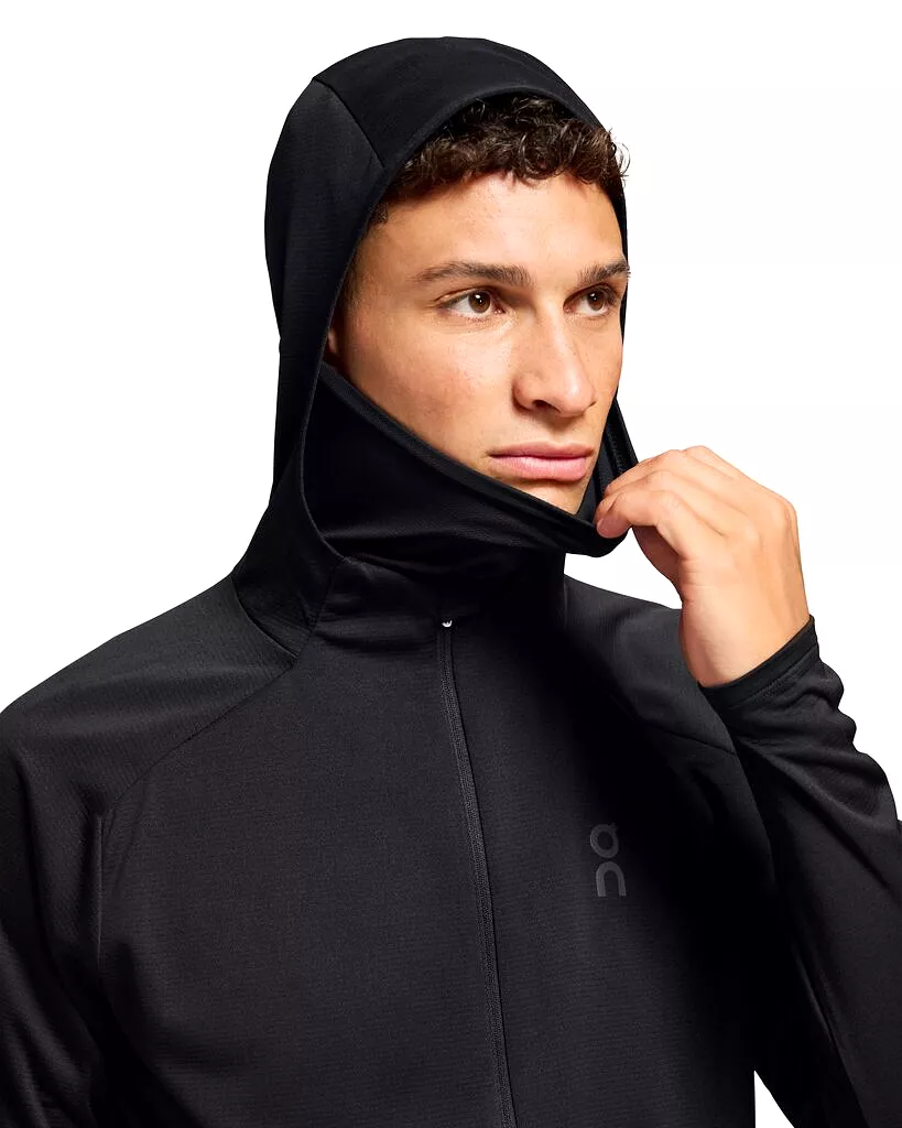 On Running Climate Zip Hoodie (Mens) - Black