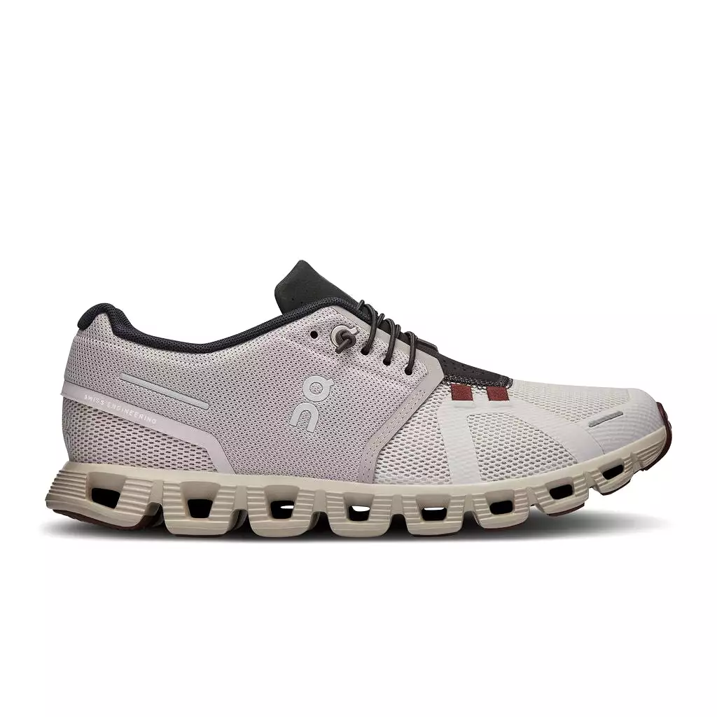 On Running Cloud 5 (Womens) - Pearl/Frost