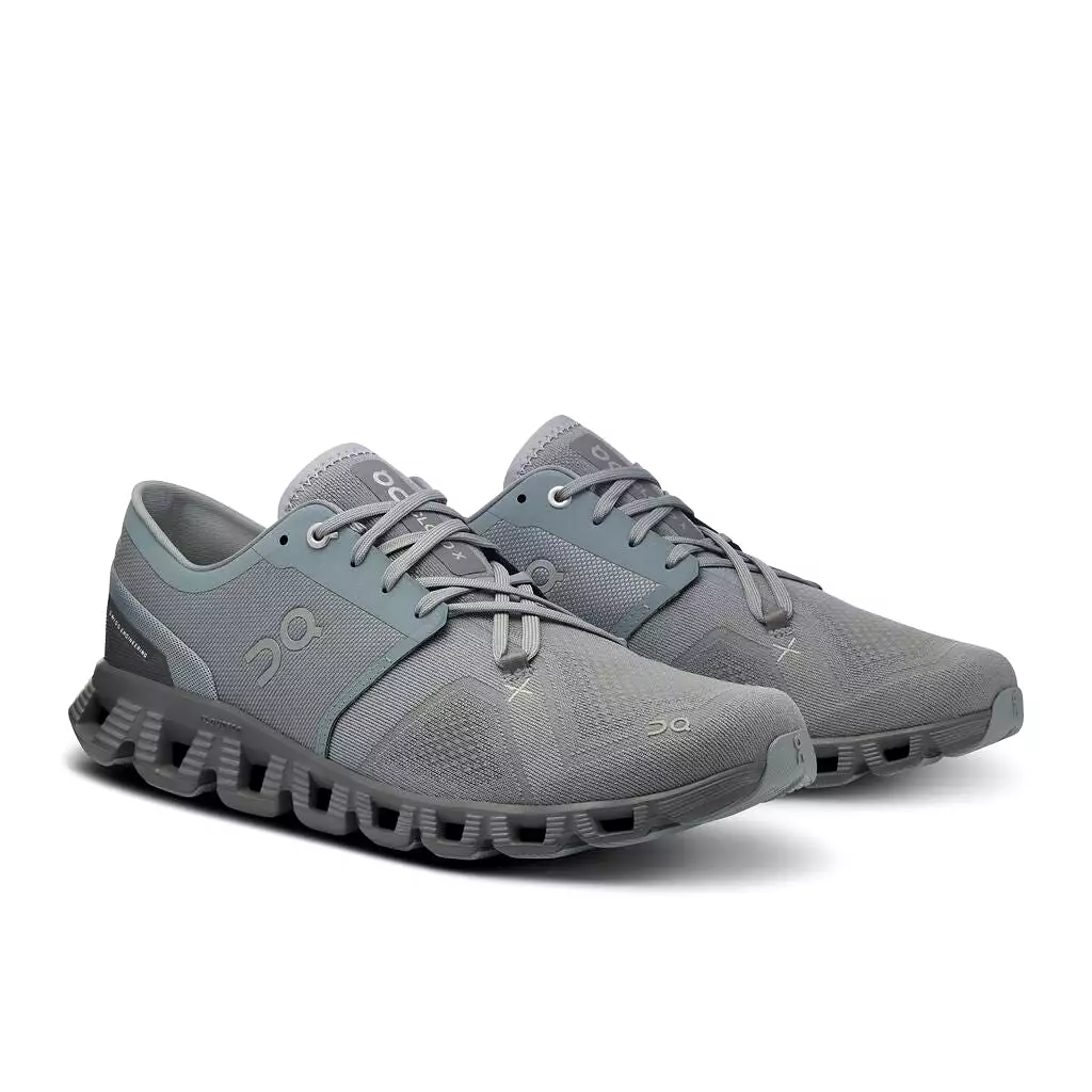 On Running Cloud X 3 (Mens) - Mist/Rock